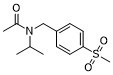 Acetamide, N-isopropyl-N-(p-(methylsulfonyl)benzyl)- 3613-88-5